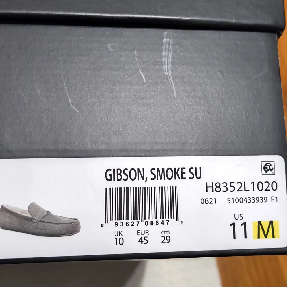 Vince Gibson Shearling Lined Moc Toe Slippers